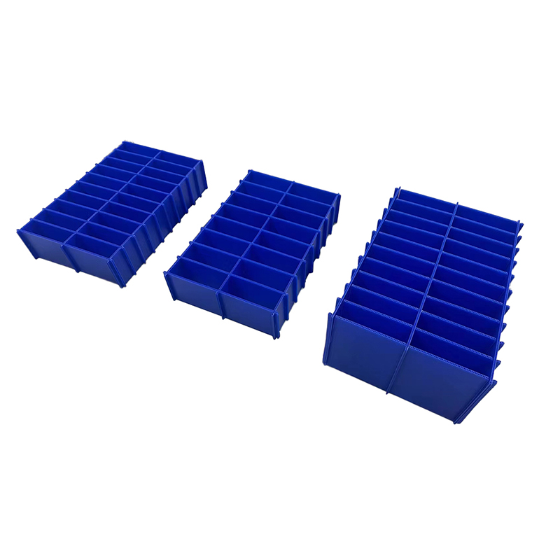 Dzielone pudełko do sortowania sprzętu z pustych płyt Coroplast PP